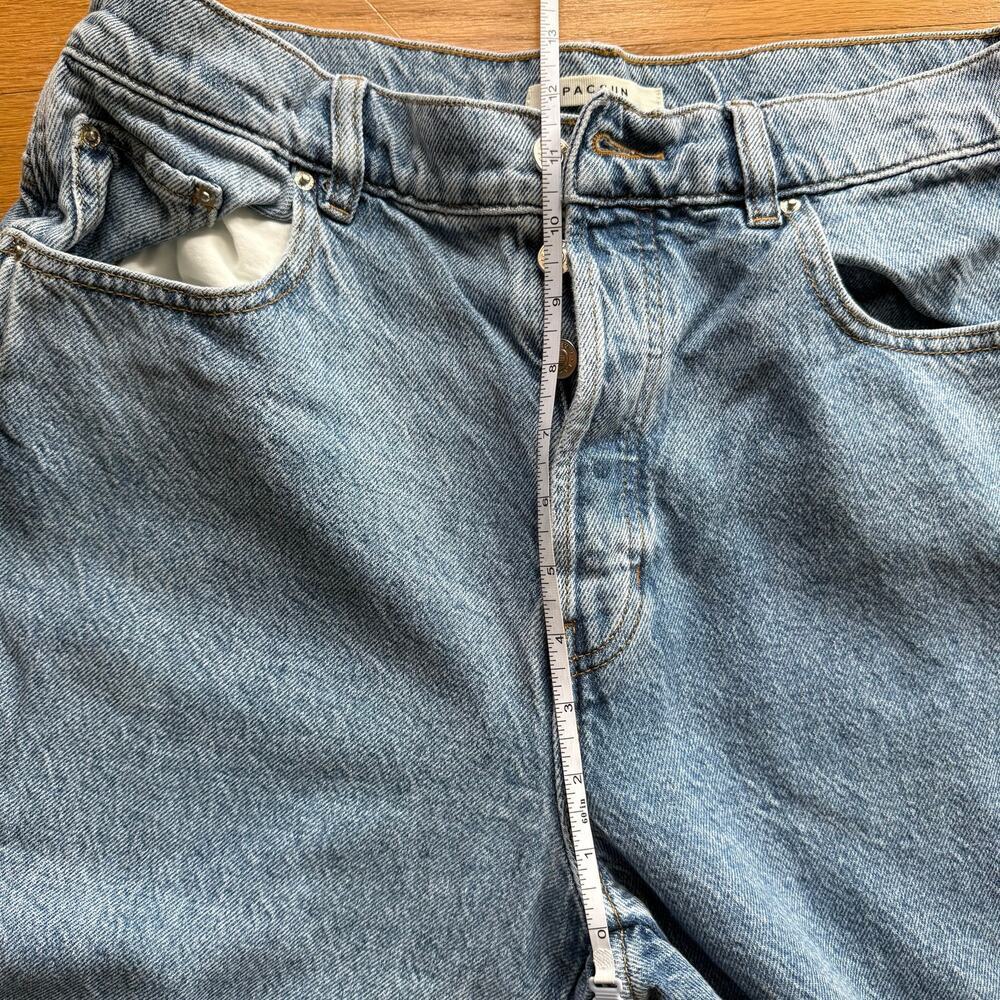 Pacsun Baggy Jean Wide Leg Distressed Denim Size 30 90's Retro High Rise Grunge - Picture 5 of 14